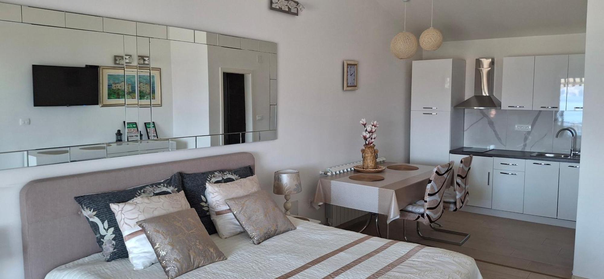 Beautyful Sea View 6 Luxury Studio Danijela Senj  Bagian luar foto